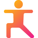 fitness icon yellow 2